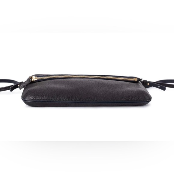 Smythson | Pebbled Leather Flap Messenger Bag in Black | Handmade in Italy - Picture 7 of 7